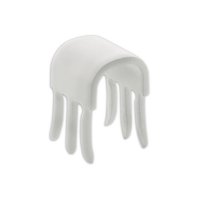 KLAMMER GK-01 HVIT PR2X1,5MM