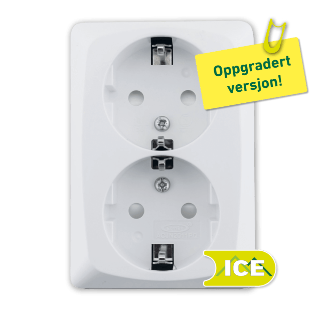 STIKK PÅVEGG M/J DOBBEL V5