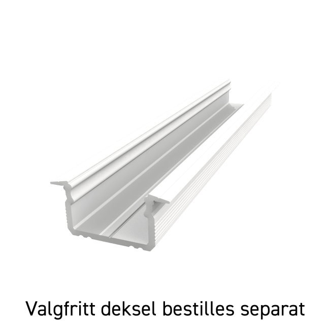 ETLED STRIP PROFIL HVIT