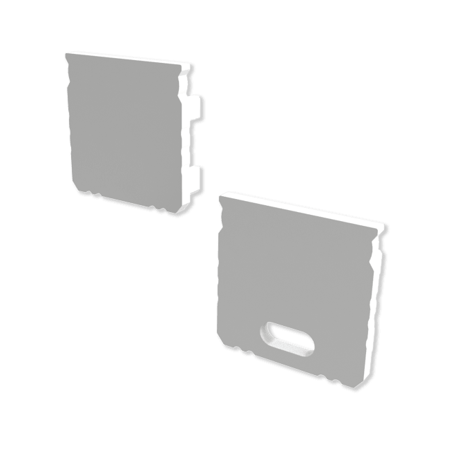 ETLED STRIP ENDEKAPPE H. HVIT