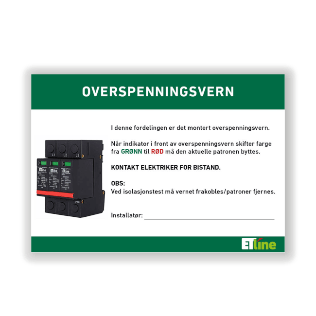 ETLINE BRUKERVEIL OVSP