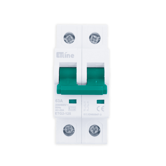 ETLINE LASTBRYTER 2P 63A
