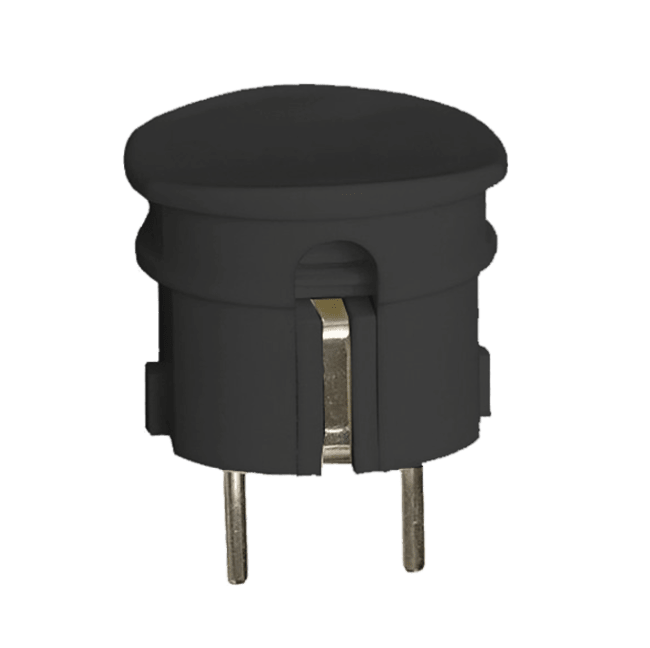 STØPSEL, M/JORD, SIDE- SORT