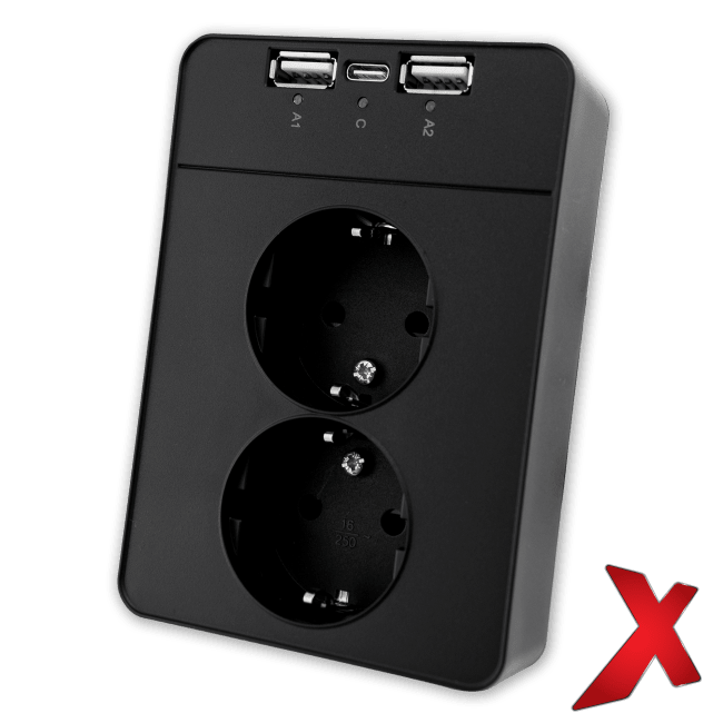 X.STIKK INNF DOBBEL M/3XUSB