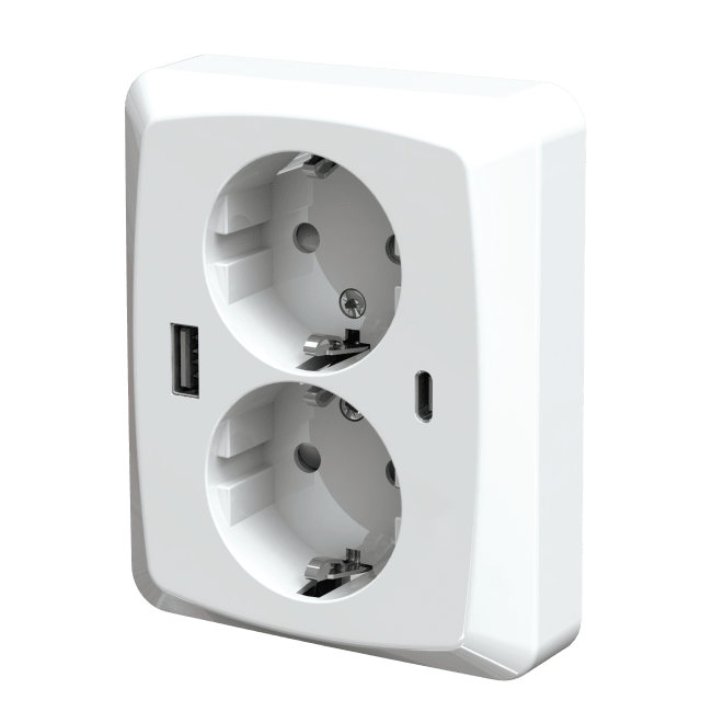 STIKK INNF DOBBEL M/2XUSB