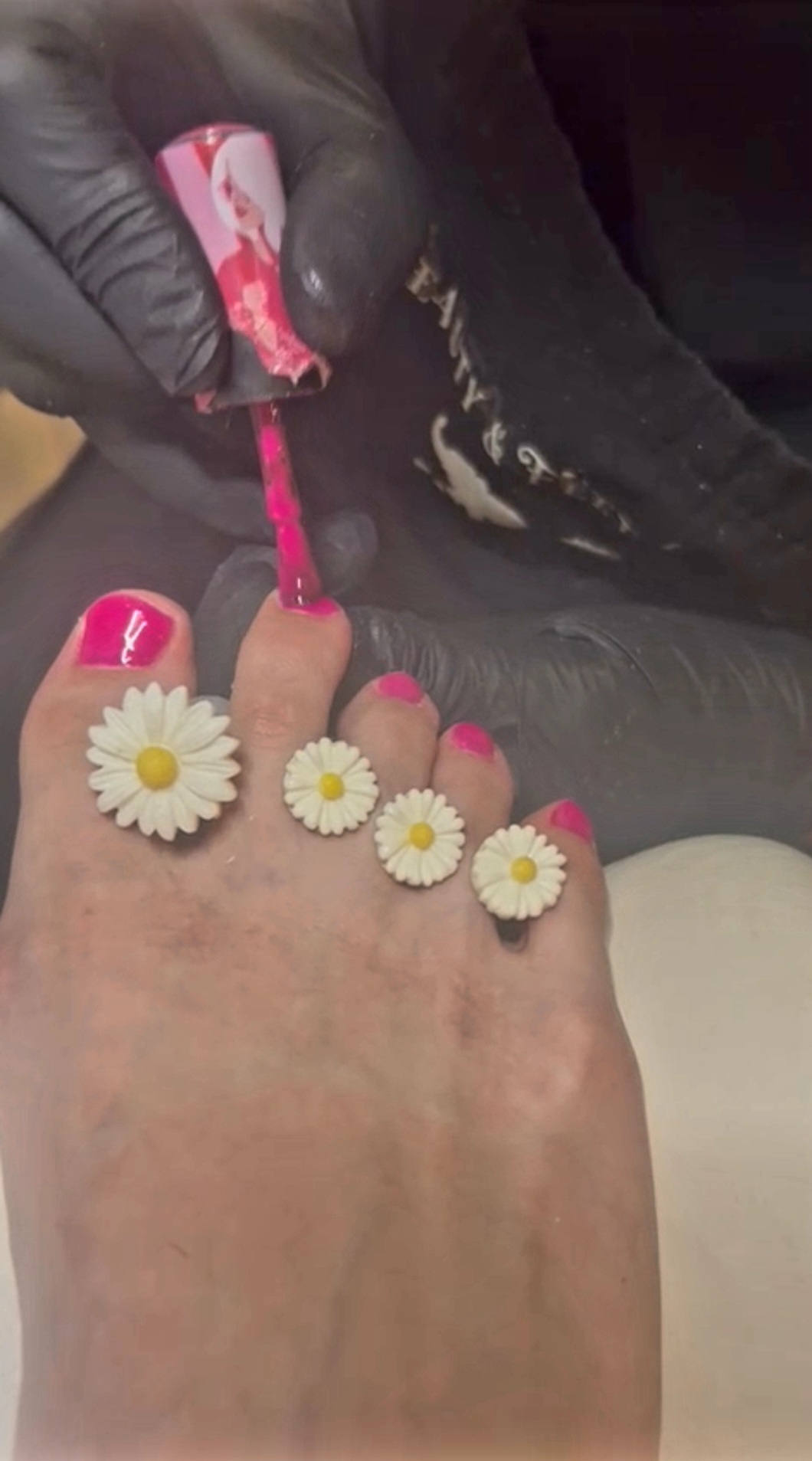 Gellak op de teennagels