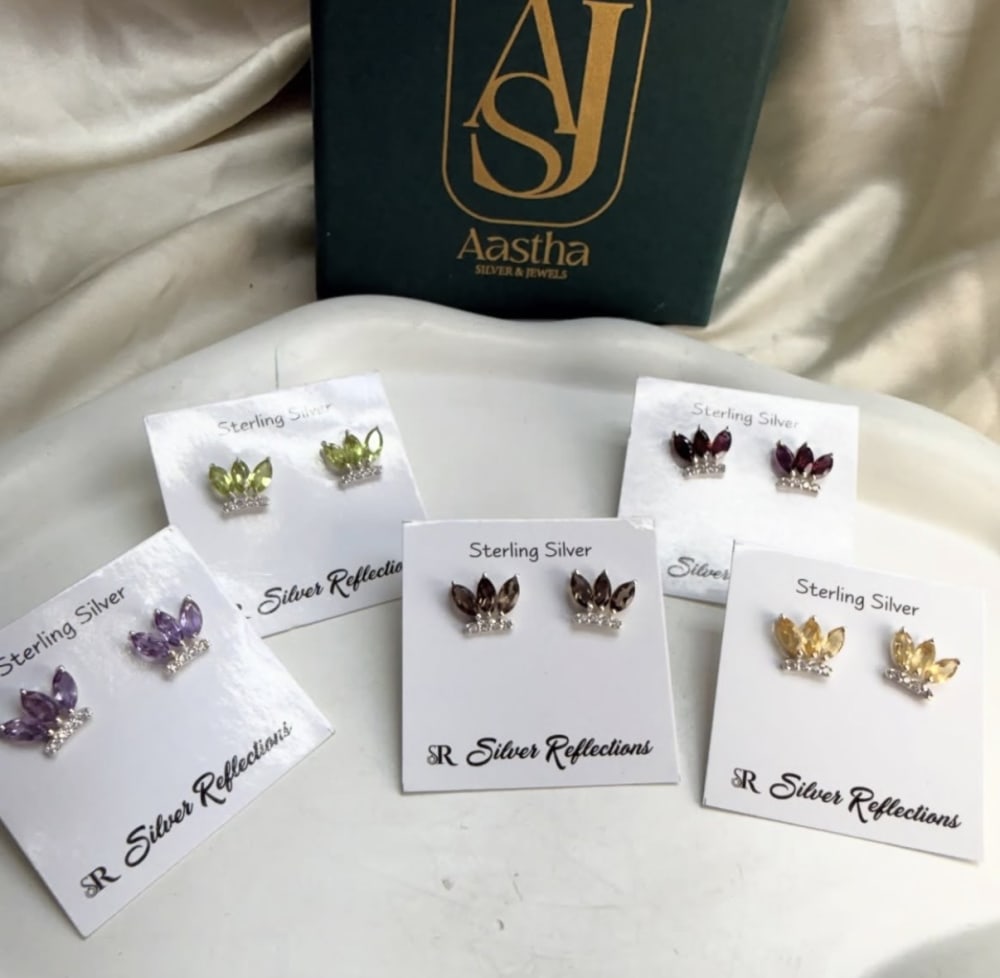 marquise studs
