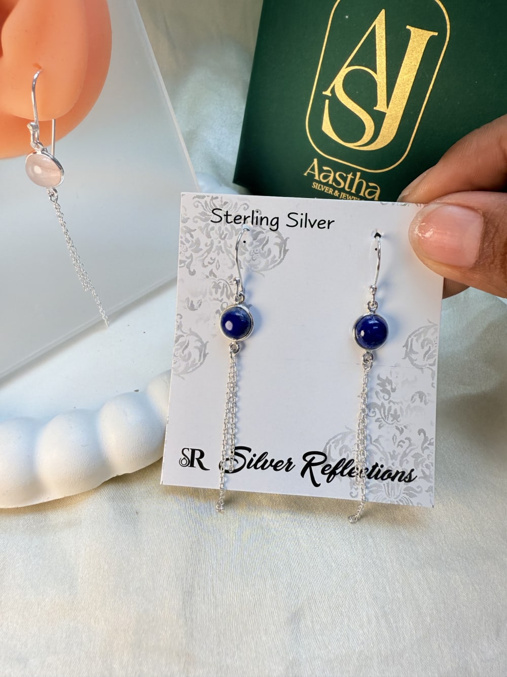 threader dangle earrings