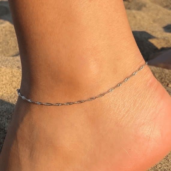 Twisted Chain Anklet