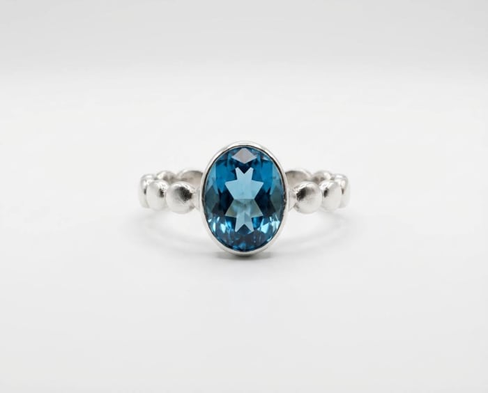Blue Topaz Ring