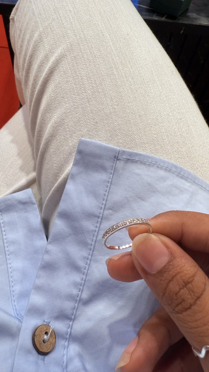 Infinity band ring