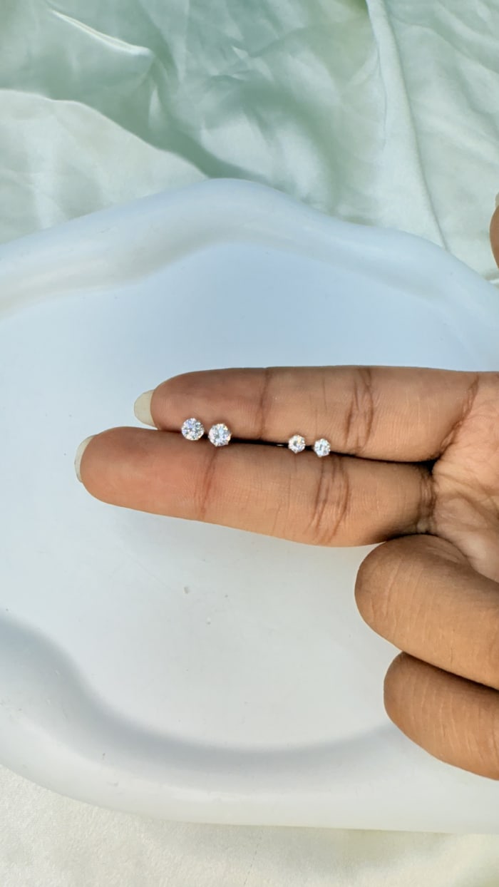 zircon push back screw stud