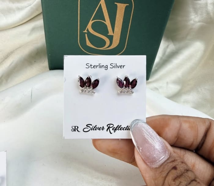 marquise studs