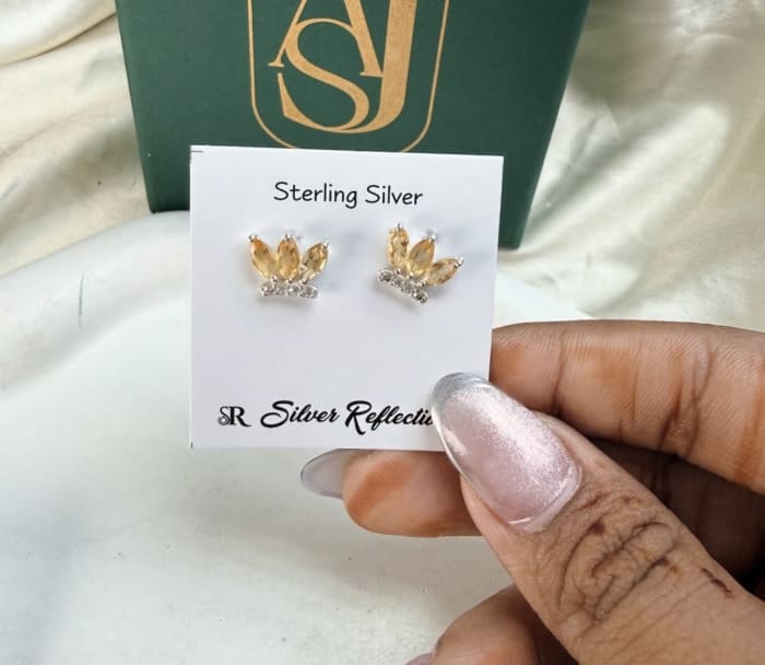 marquise studs