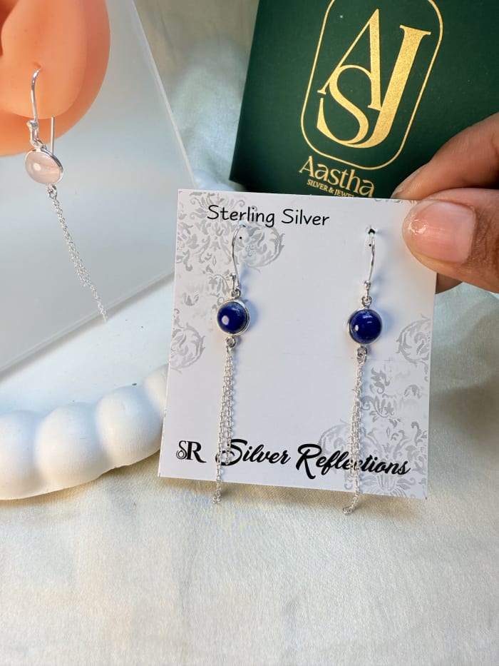 threader dangle earrings