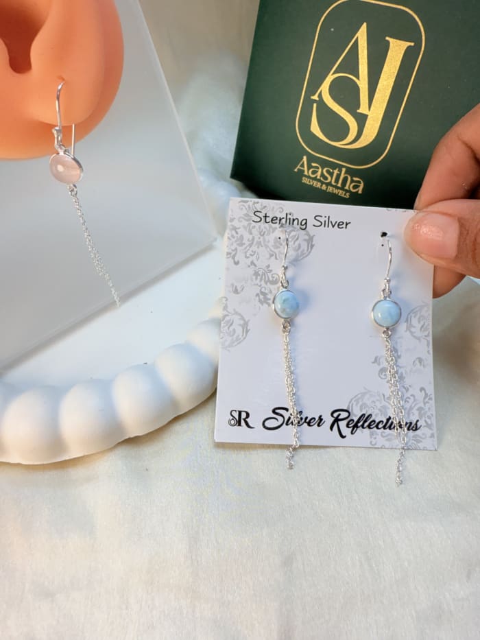 threader dangle earrings