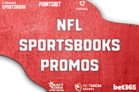NFL Sportsbook Promos: $3415 Bonuses From DraftKings, FanDuel, Bet365, More