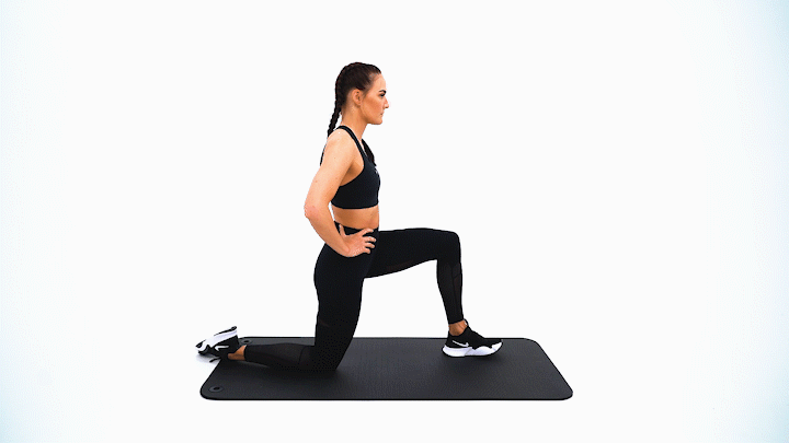 Kneeling Quadriceps Stretch Left