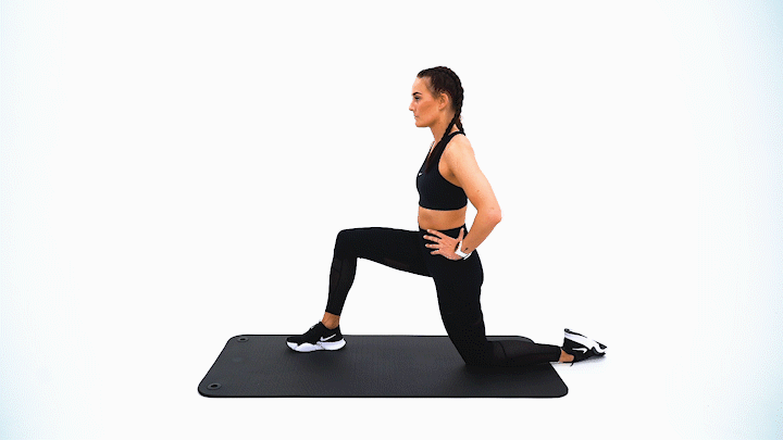 Kneeling Quadriceps Stretch Right