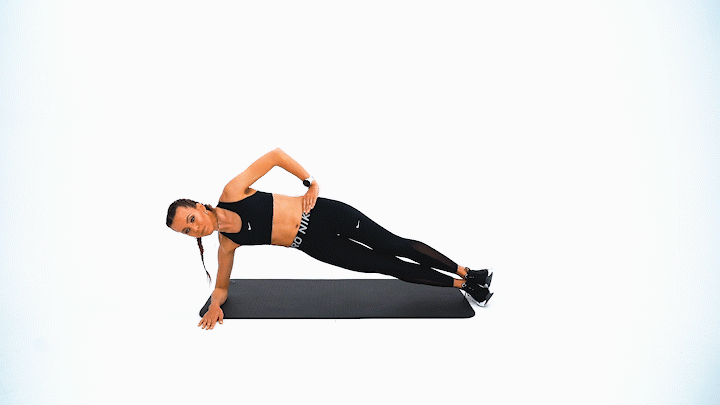 Side Plank Hip Lifts Right