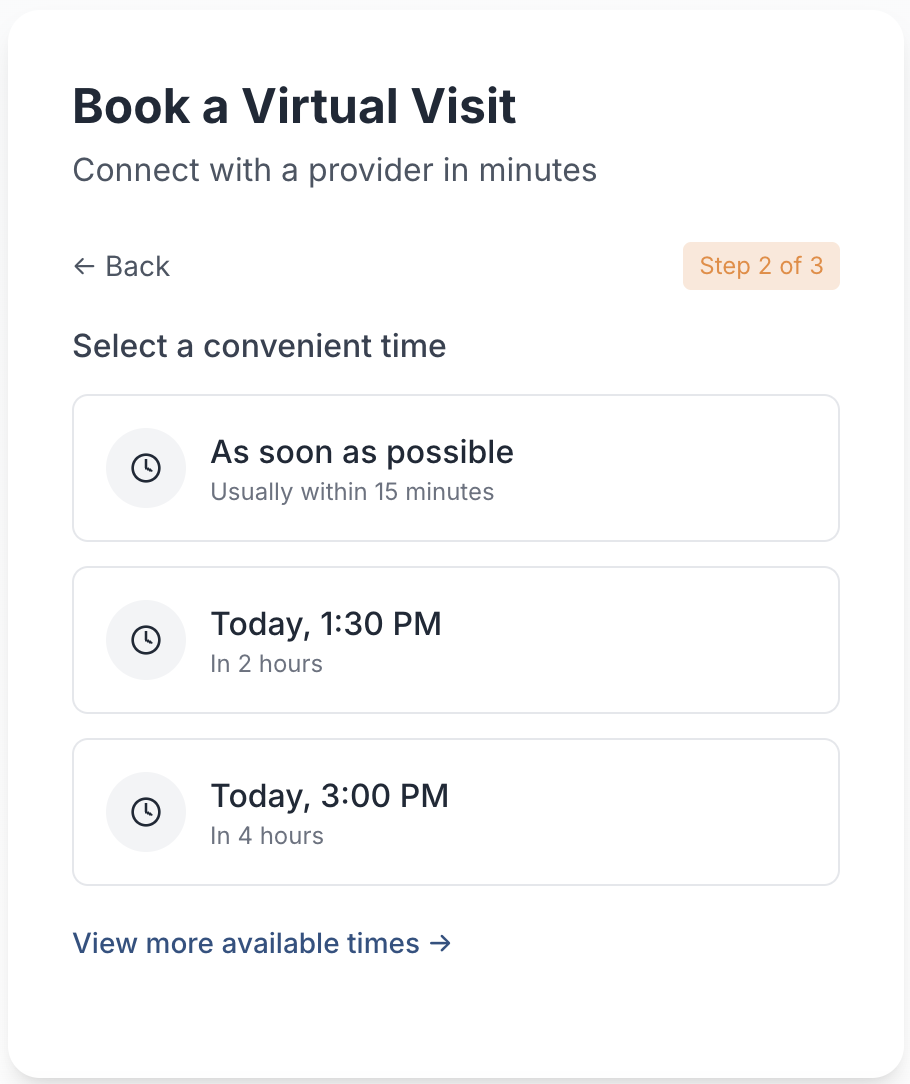 Schedule Visit