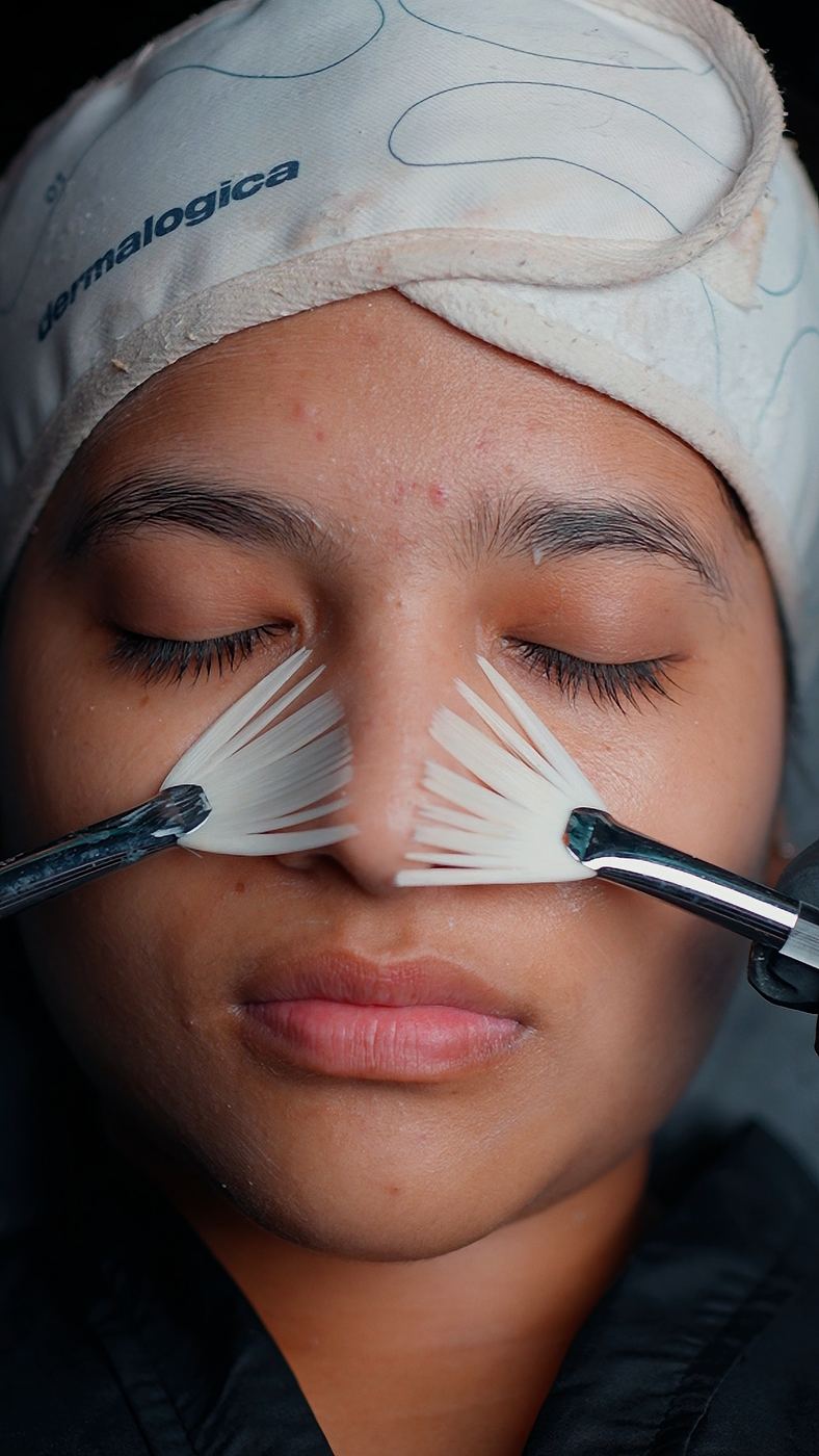 Skin care treatment at The Nail Hue