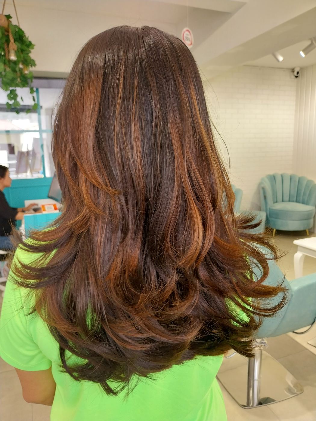 Hair styling at The Nail Hue