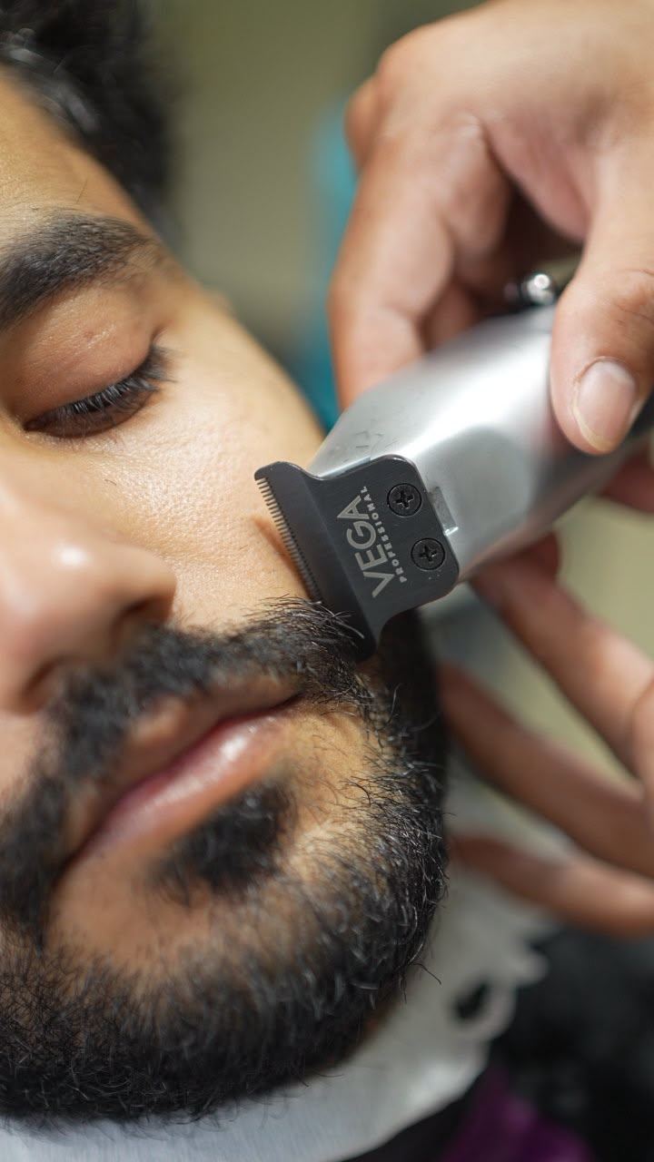 Hair styling transformation at The Nail Hue