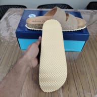 Aurora Men’s Suede Cork Sandals Brown Ash – Double Strap Comfort Footbed — image 2