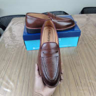 Aurora Men's Handcrafted Milled Leather Penny Loafer – Brown Formal Shoe — image 4