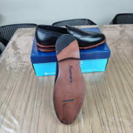 Aurora Men's Handcrafted Cow Leather Penny Loafer – Black Formal Shoe — image 2