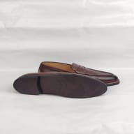 Aurora Men's Suede Leather Cork Sandal – White Adjustable Strap Slide — image 5