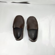 Aurora Men's Genuine Leather Driving Moccasin – Chocolate Slip-On Loafer — image 3