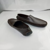Aurora Men's Genuine Leather Driving Moccasin – Chocolate Slip-On Loafer — image 5