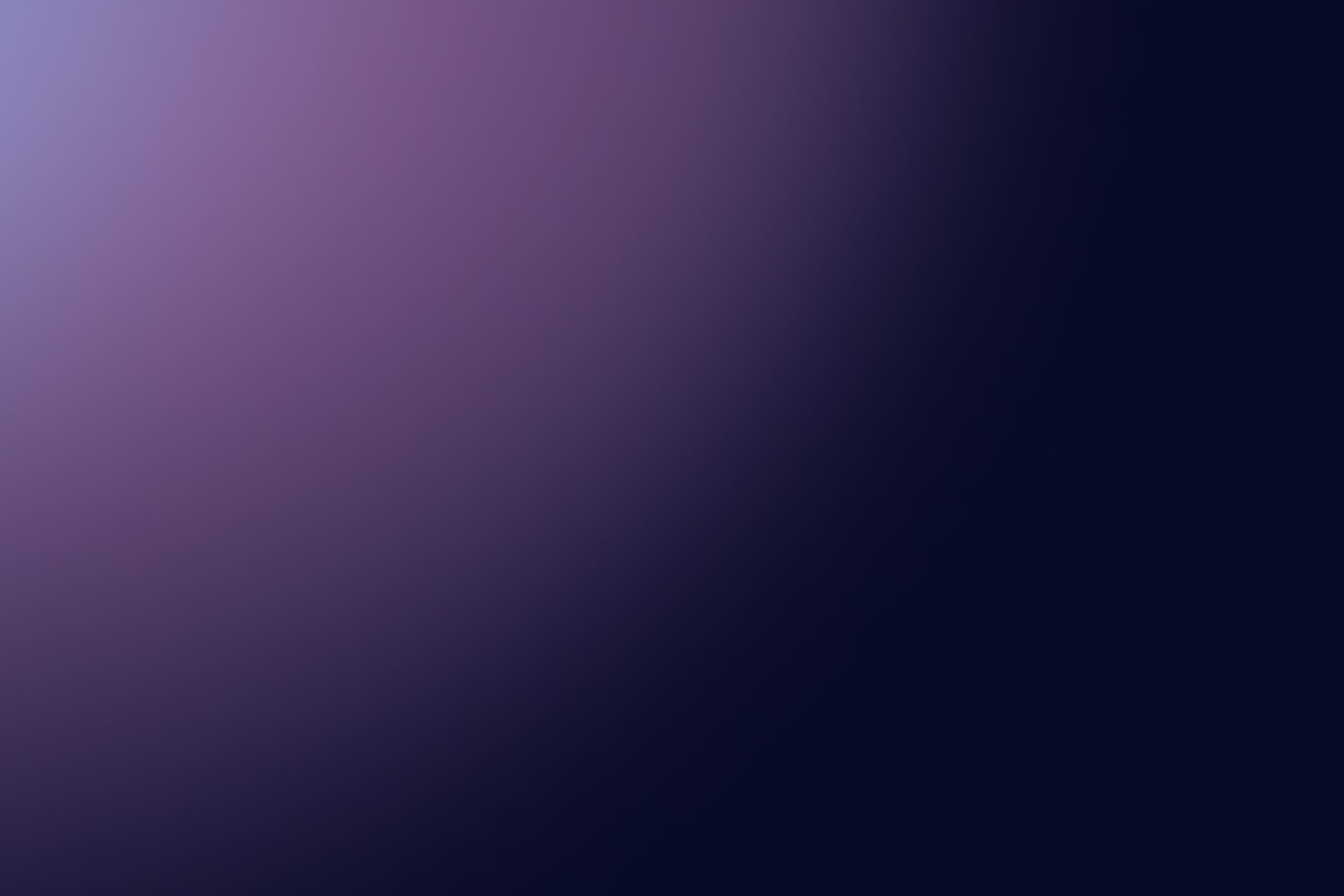 Soft gradient background transitioning from muted purple on the left to deep navy blue on the right