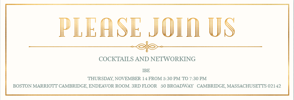 Cocktails and Networking