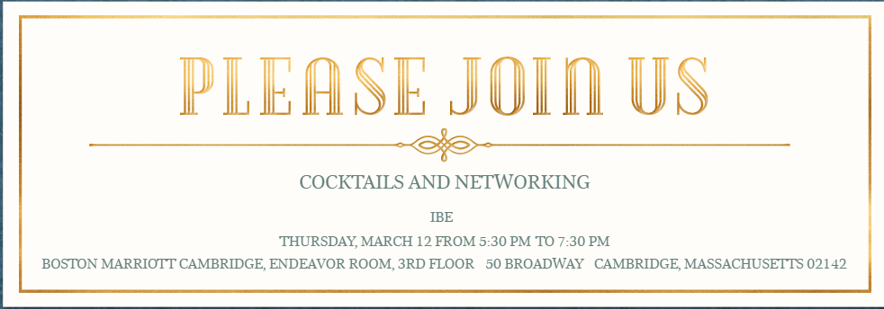 Cocktails and Networking