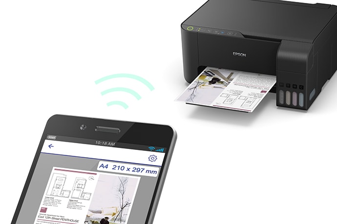 Impresora EPSON ECOTANK L3150/Multifunción/WIFI/con Tinta Continua – Eureka  Shopping
