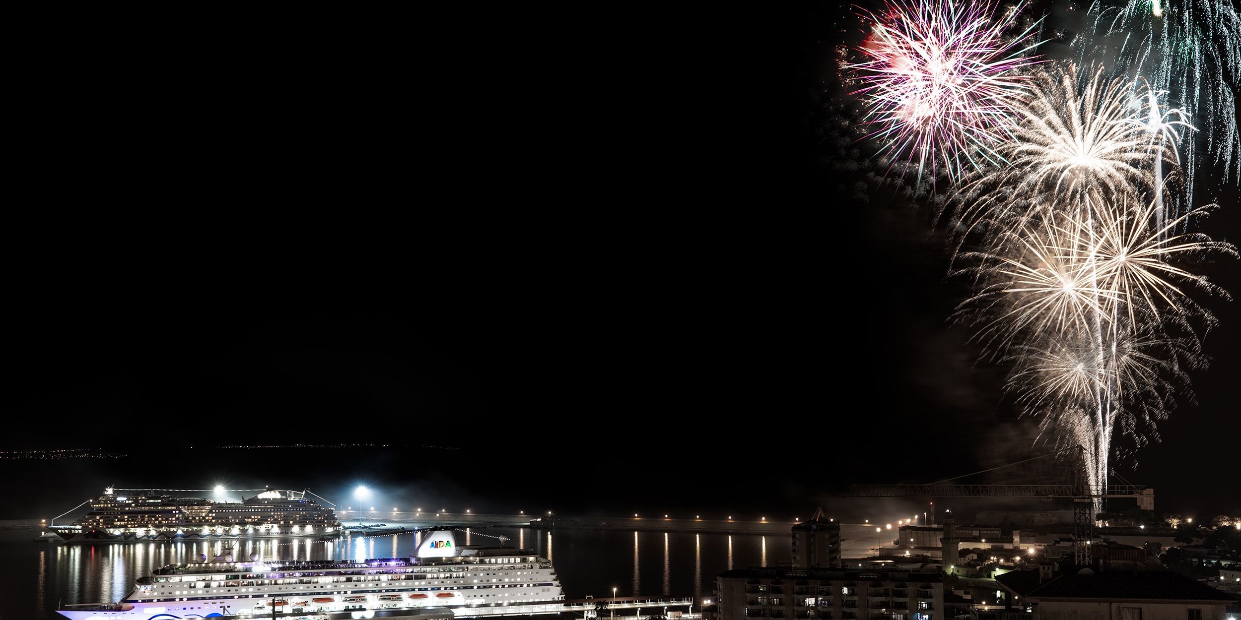 Feuerwerk Taufe