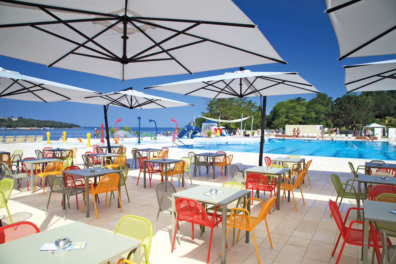 Porec, camp lanterna, campsite, croatia, play area