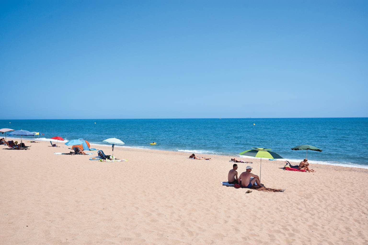 Pineda de mar, camping caballo de mar, campsite, beach