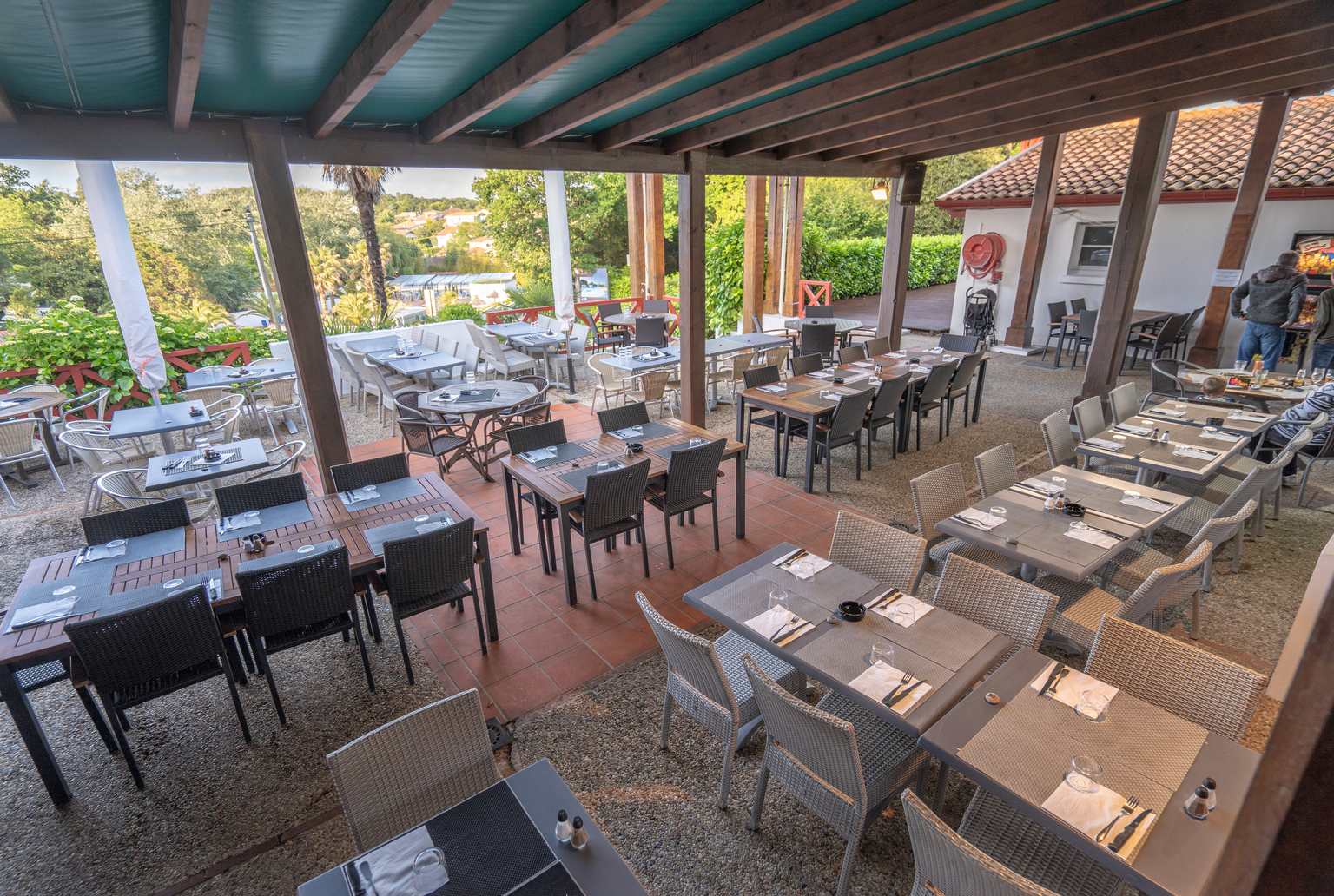 biarritz, le ruisseau,  campsite, gascony, bar, restaurant