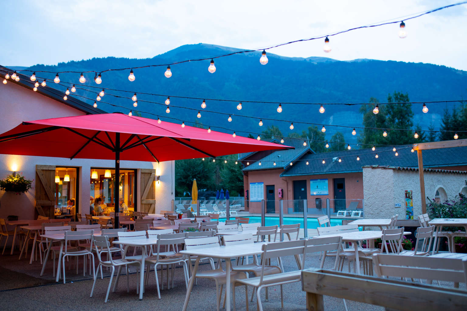 Le Belledonne, Bourg d'Oisans, campsite, French Alps