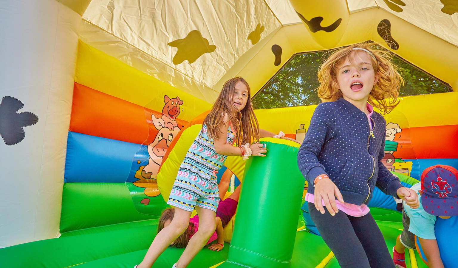 Domaine des Tours, St Amans des Cots, Aveyron, play area