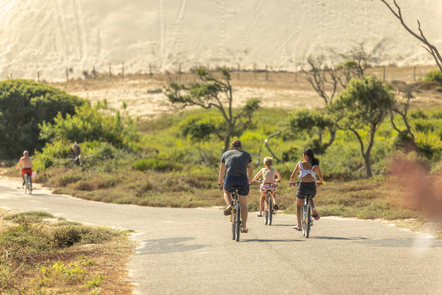 messanges, le vieux port, campsite, landes, beach