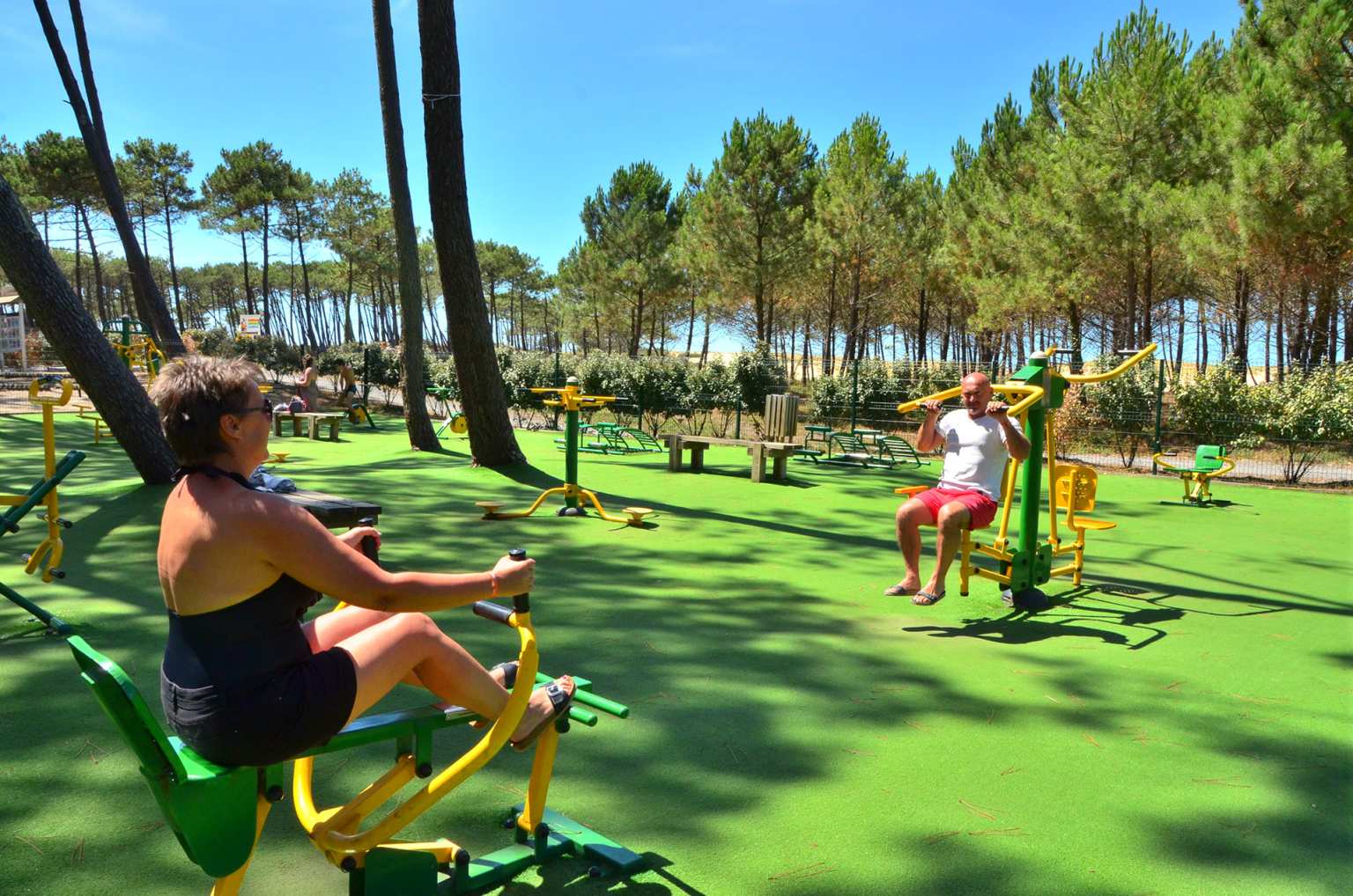 messanges, le vieux port, campsite, landes, sports activities, outdoor gym
