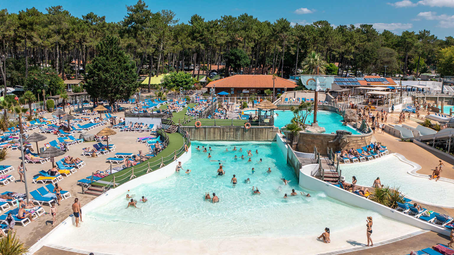 messanges, le vieux port, campsite, gascony, pools, waterslides