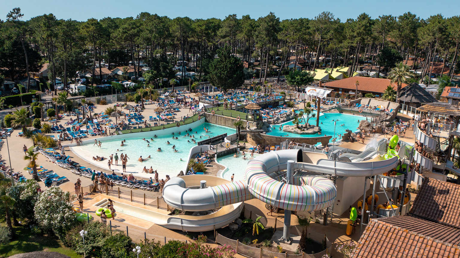 messanges, le vieux port, campsite, landes, pool, waterslides