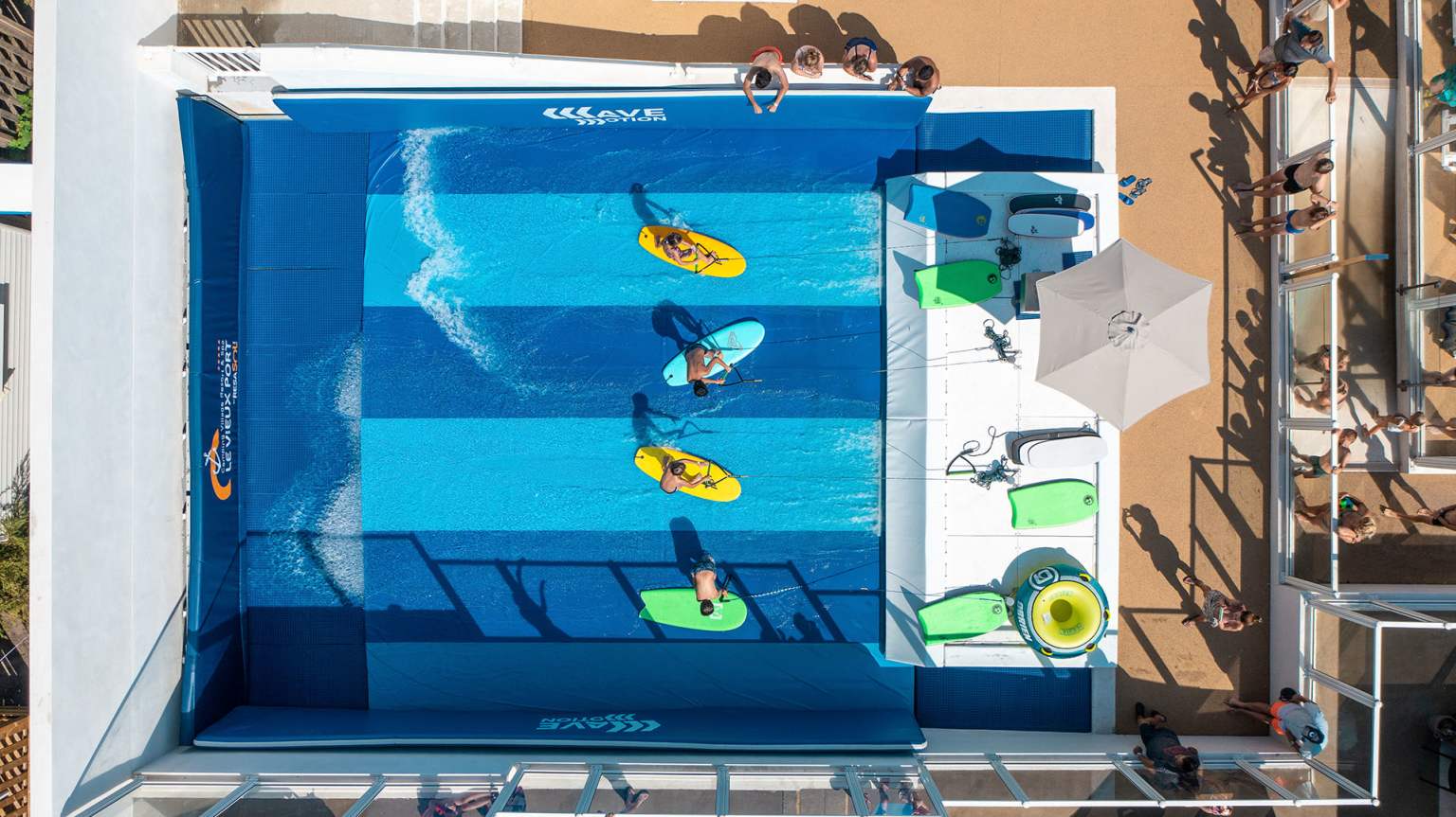 messenges, le vieux port, campsite, landes, pools, surf pool