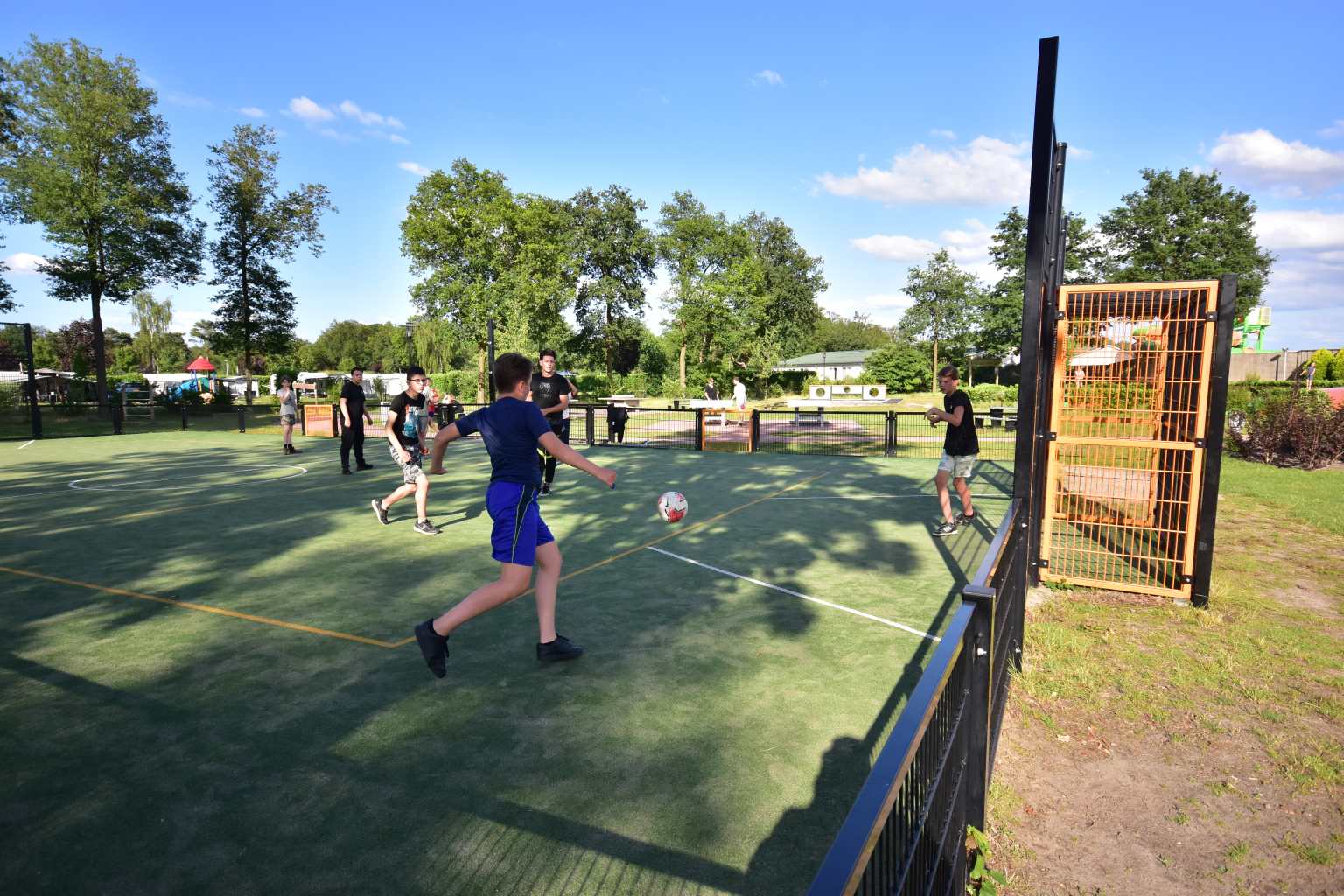 camping de schatberg campsite, south holland, the netherlands, sports activities